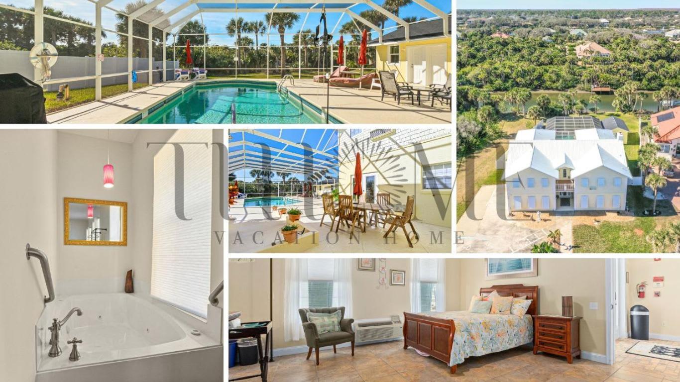 Flagler Beach Bed And Breakfast Pool Jaccuzzi Suite Dış mekan fotoğraf